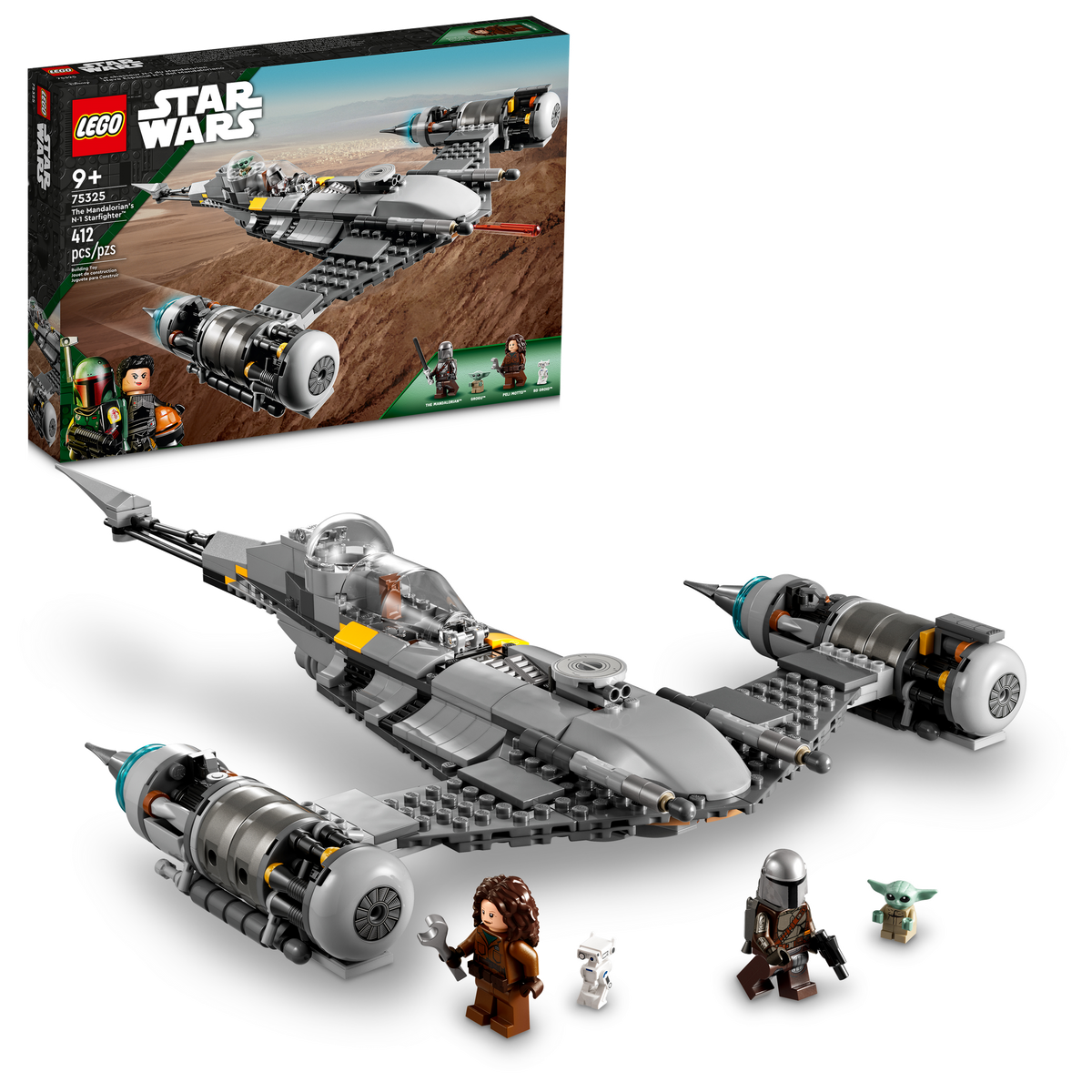 75325 The Mandalorian’s N-1 Starfighter product image 1, provided for visual reference and product detail review
