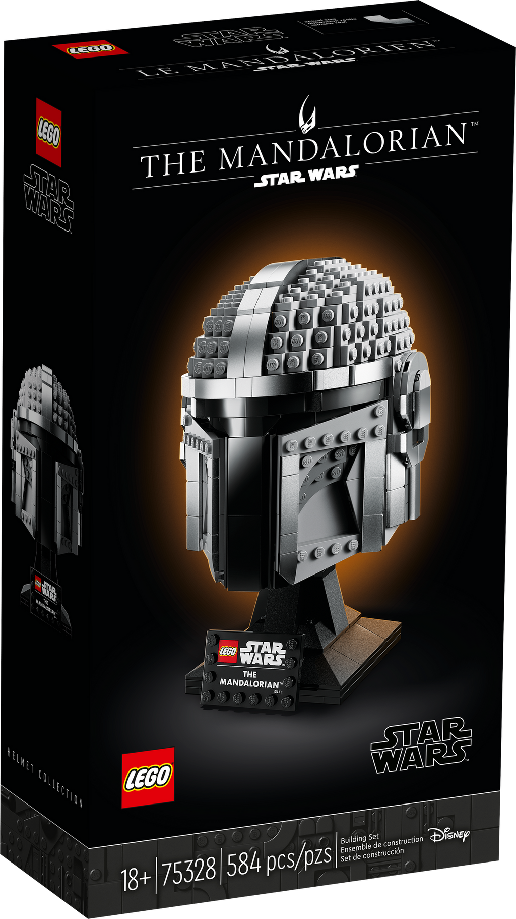 75328 The Mandalorian Helmet* product image 2, provided for visual reference and product detail review