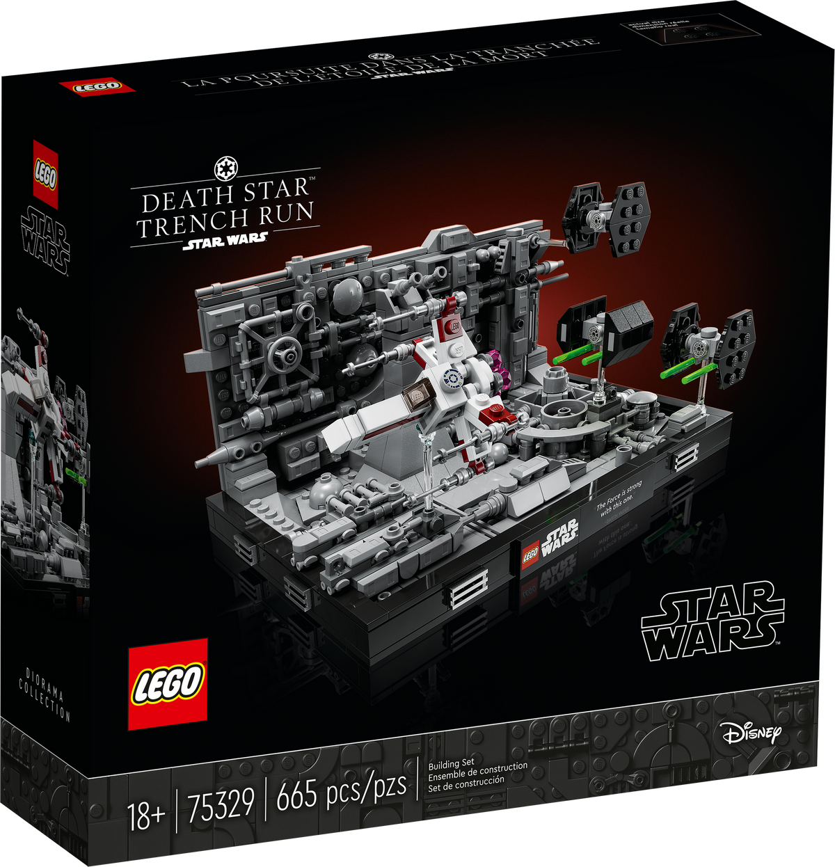 75329 Death Star™ Trench Run Diorama* product image 2, provided for visual reference and product detail review