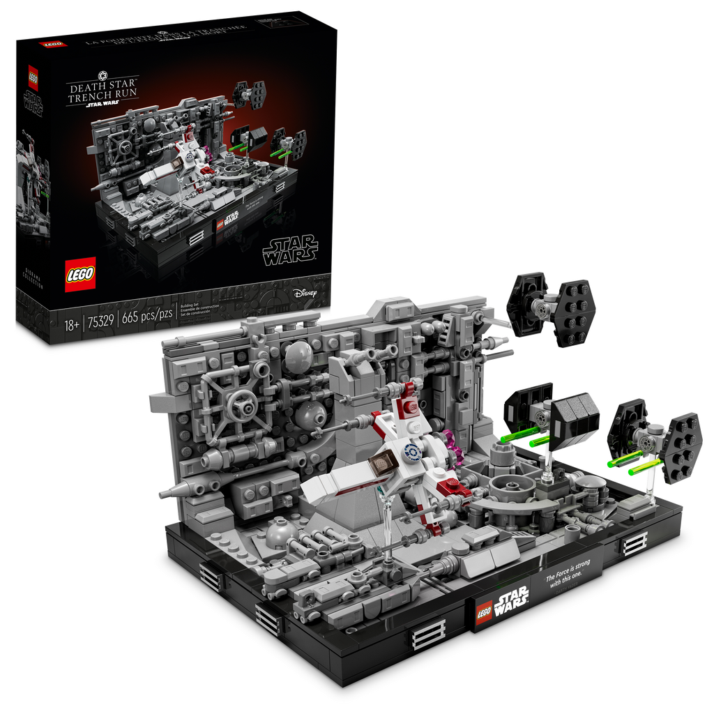 75329 Death Star™ Trench Run Diorama* product image 1, provided for visual reference and product detail review