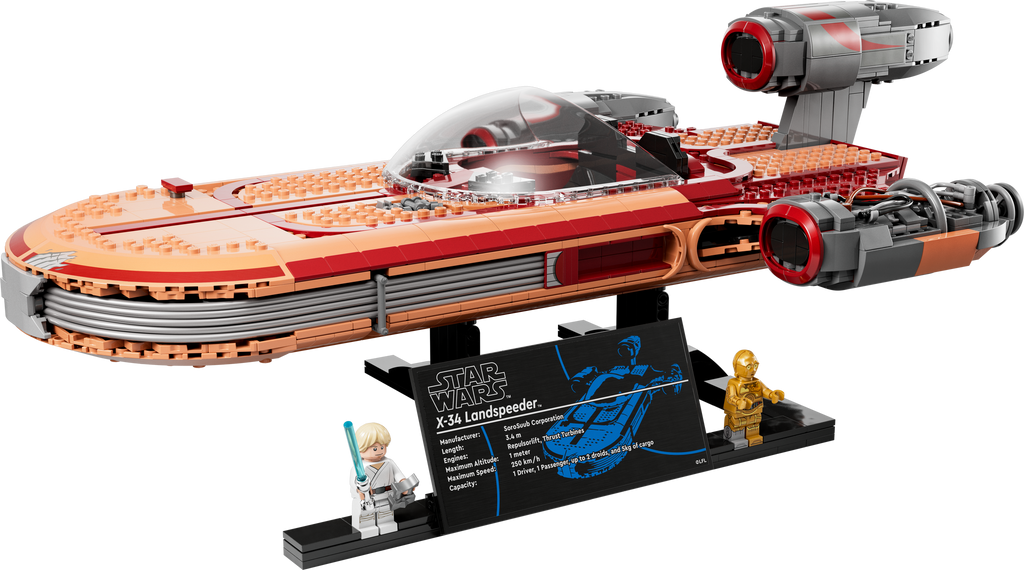 75341 Luke Skywalker’s Landspeeder* product image 2, provided for visual reference and product detail review
