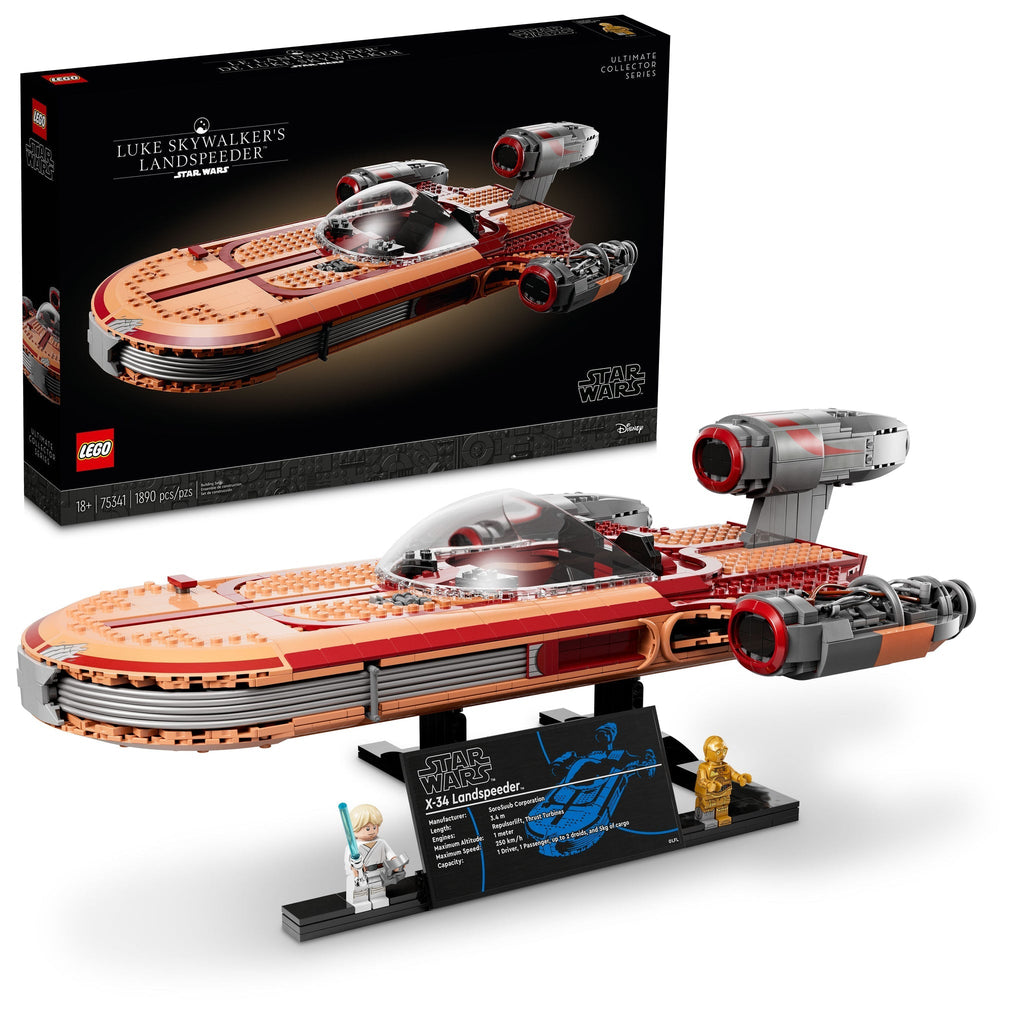 75341 Luke Skywalker’s Landspeeder* product image 1, provided for visual reference and product detail review