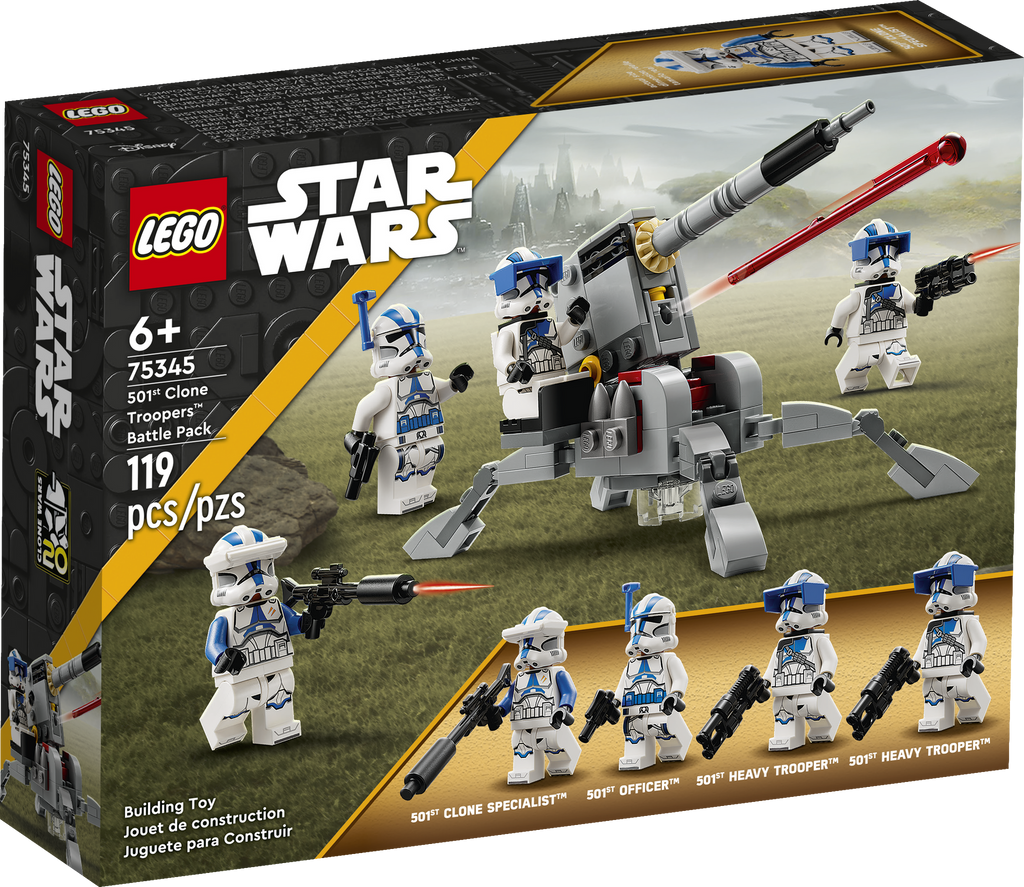 75345 501st Clone Troopers Battle Pack product image 2, provided for visual reference and product detail review