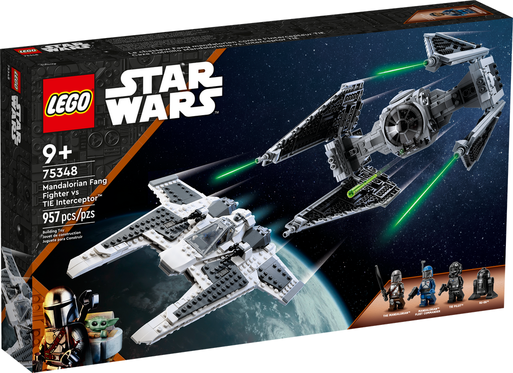 75348 Mandalorian Fang Fighter vs TIE Interceptor* product image 1, provided for visual reference and product detail review