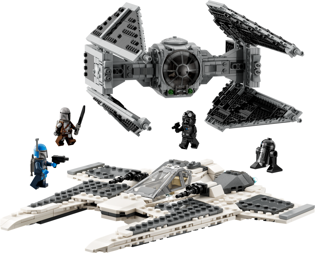 75348 Mandalorian Fang Fighter vs TIE Interceptor* product image 3, provided for visual reference and product detail review