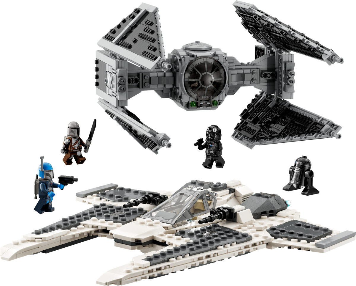 75348 Mandalorian Fang Fighter vs TIE Interceptor* product image 3, provided for visual reference and product detail review
