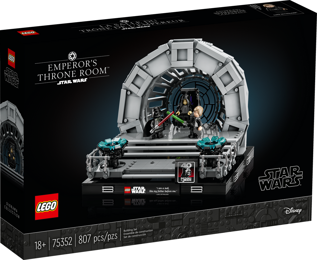 75352 Emperor's Throne Room Diorama (D) product image 2, provided for visual reference and product detail review
