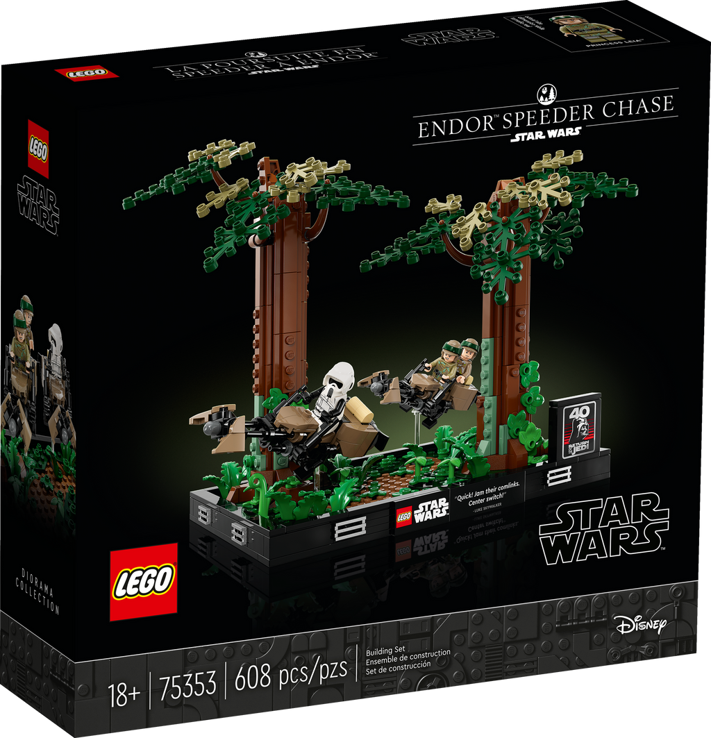 75353 Endor Speeder Chase Diorama* product image 2, provided for visual reference and product detail review