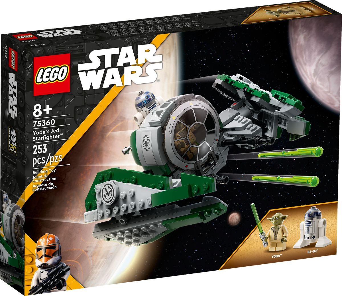 75360 Yoda’s Jedi Starfighter* product image 2, provided for visual reference and product detail review