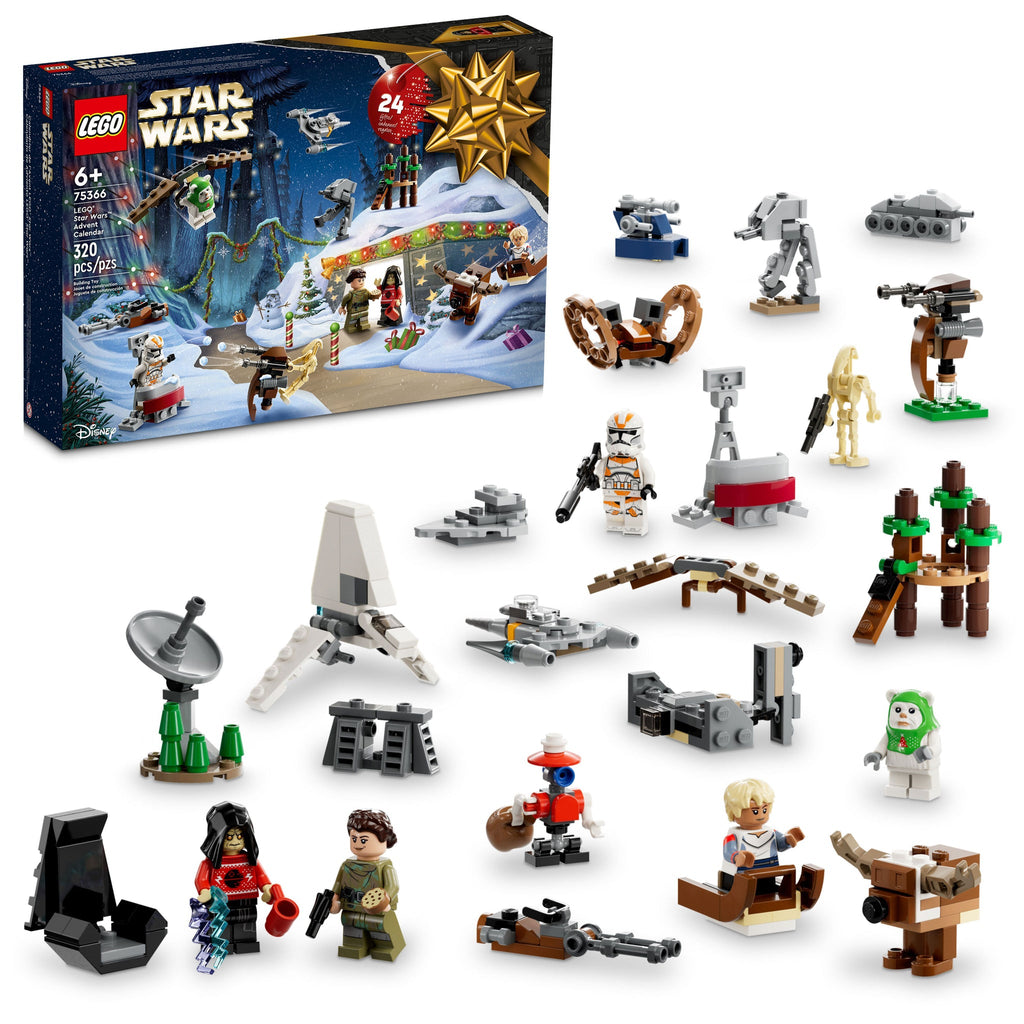 75366 LEGO Star Wars Advent Calendar 2023 product image 1, provided for visual reference and product detail review