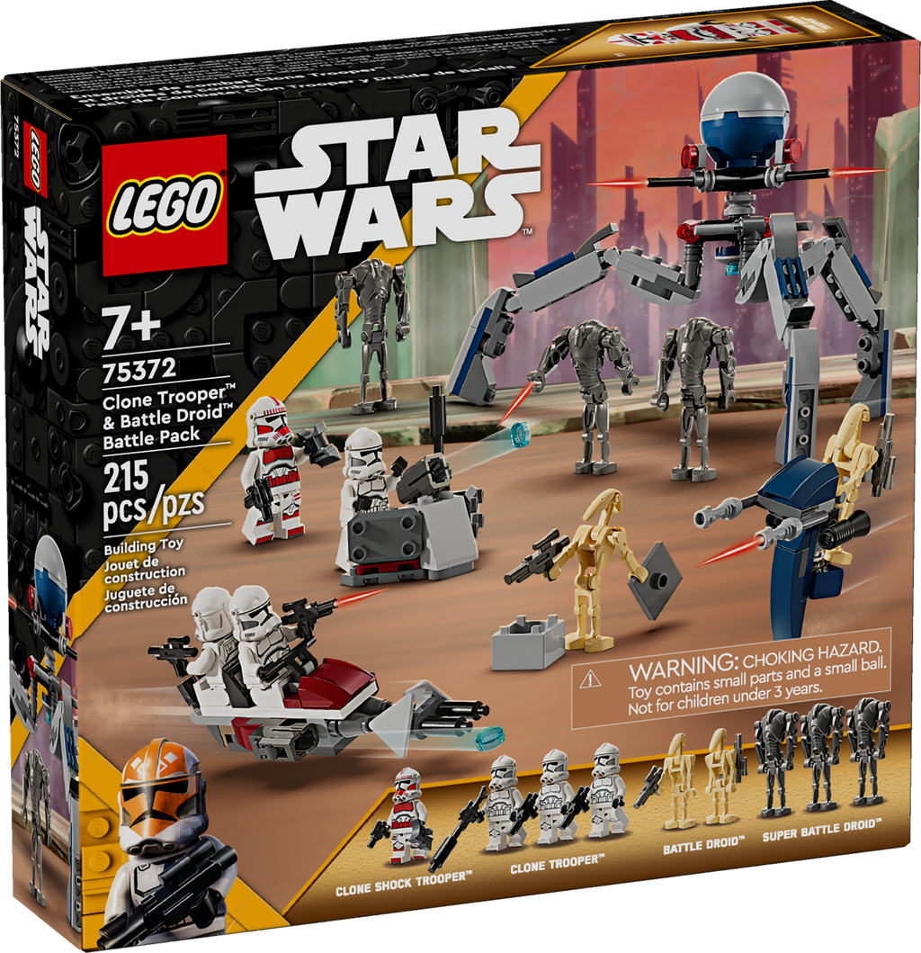75372 Clone Trooper & Battle Droid Battle Pack product image 2, provided for visual reference and product detail review