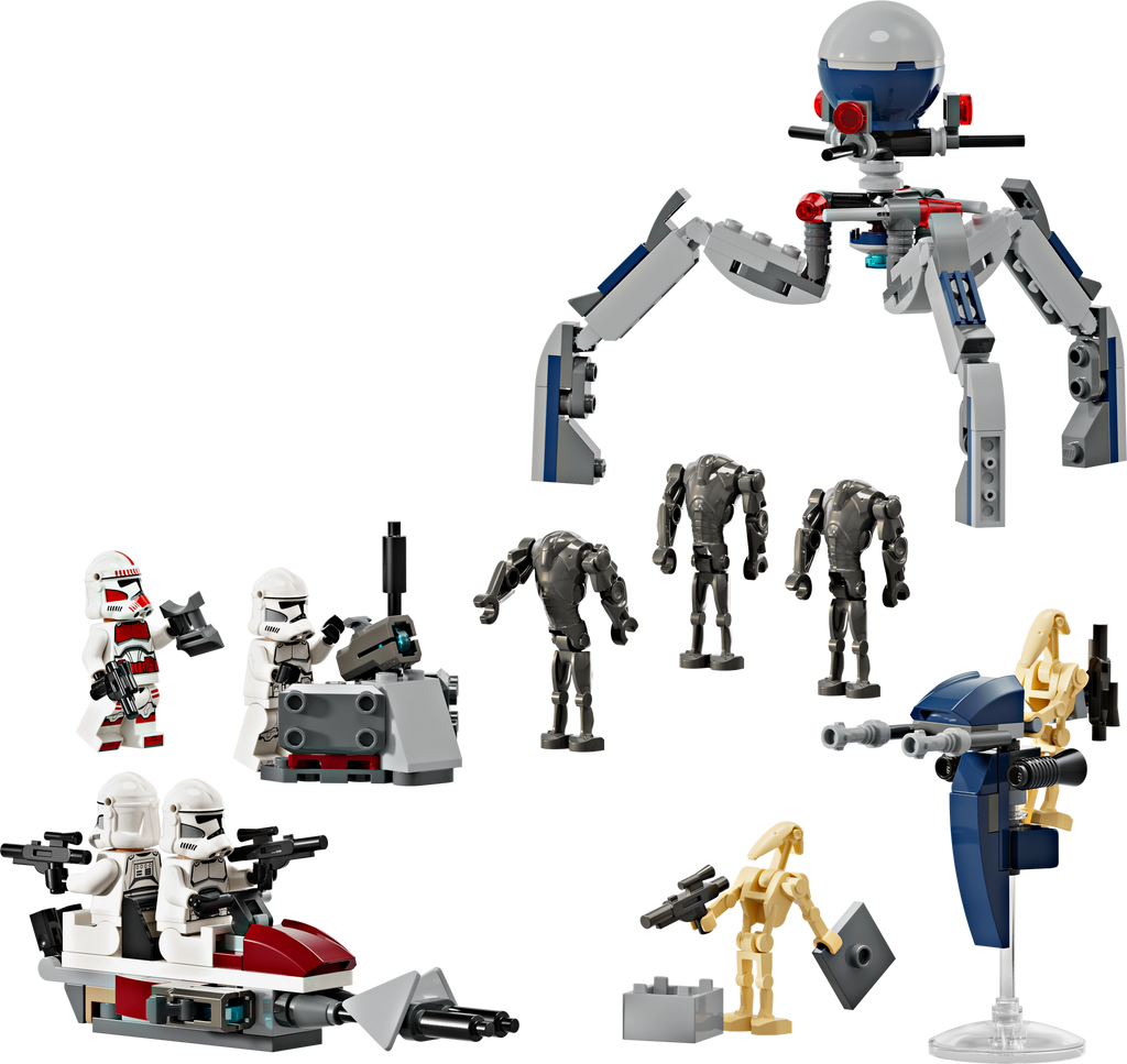 75372 Clone Trooper & Battle Droid Battle Pack product image 3, provided for visual reference and product detail review