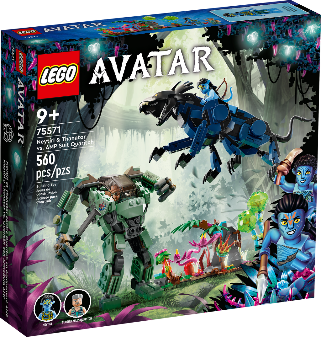 75571 Neytiri & Thanator vs. AMP Suit Quaritch product image 1, provided for visual reference and product detail review
