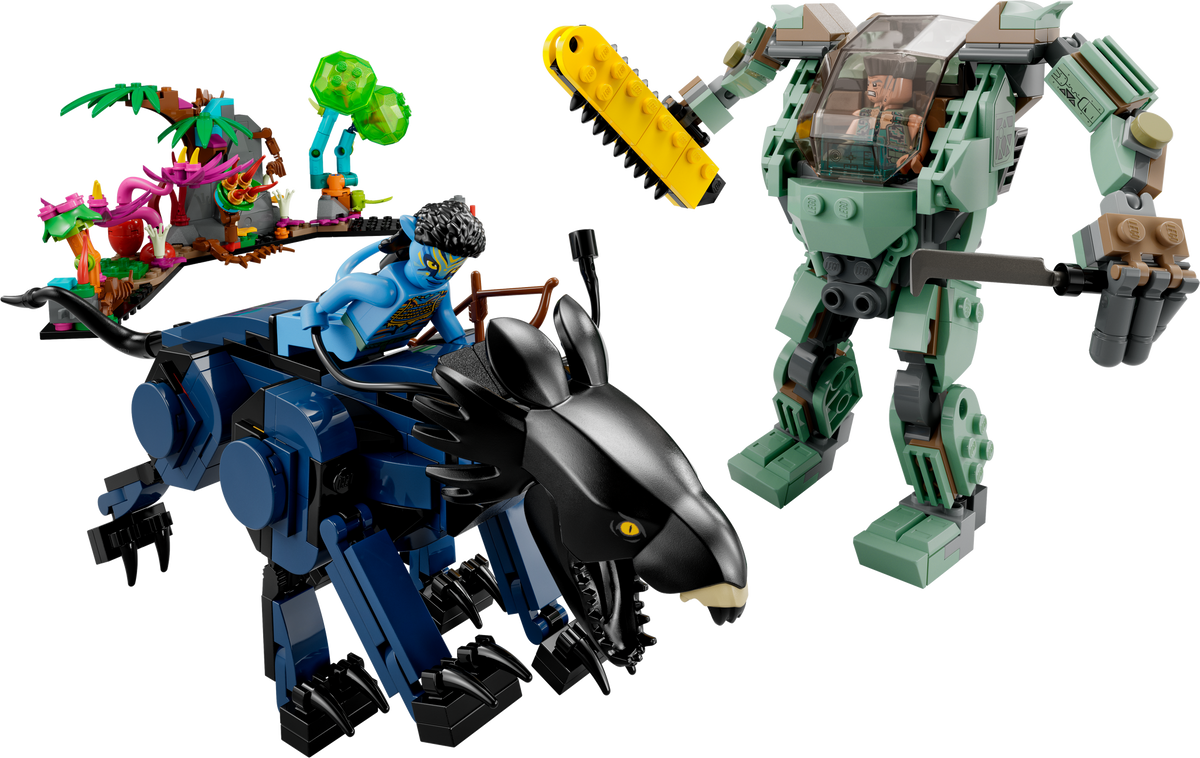 75571 Neytiri & Thanator vs. AMP Suit Quaritch product image 3, provided for visual reference and product detail review