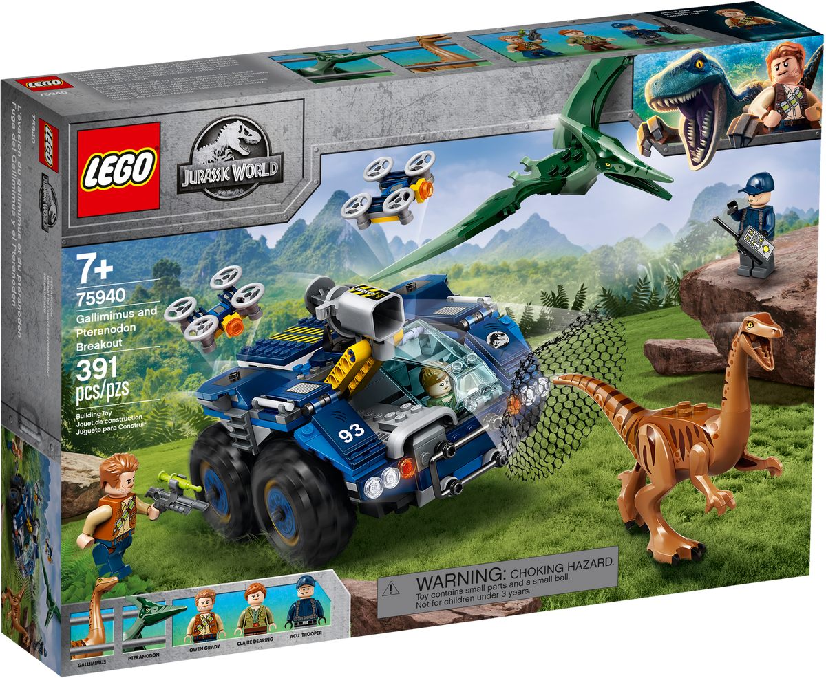 75940 Gallimimus and Pteranodon Breakout product image 2, provided for visual reference and product detail review