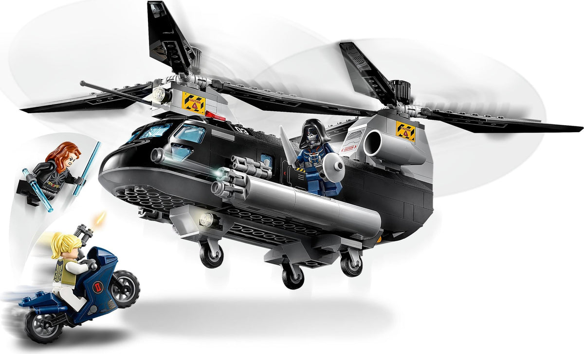 76162 Black Widow's Helicopter Chase product image 2, provided for visual reference and product detail review