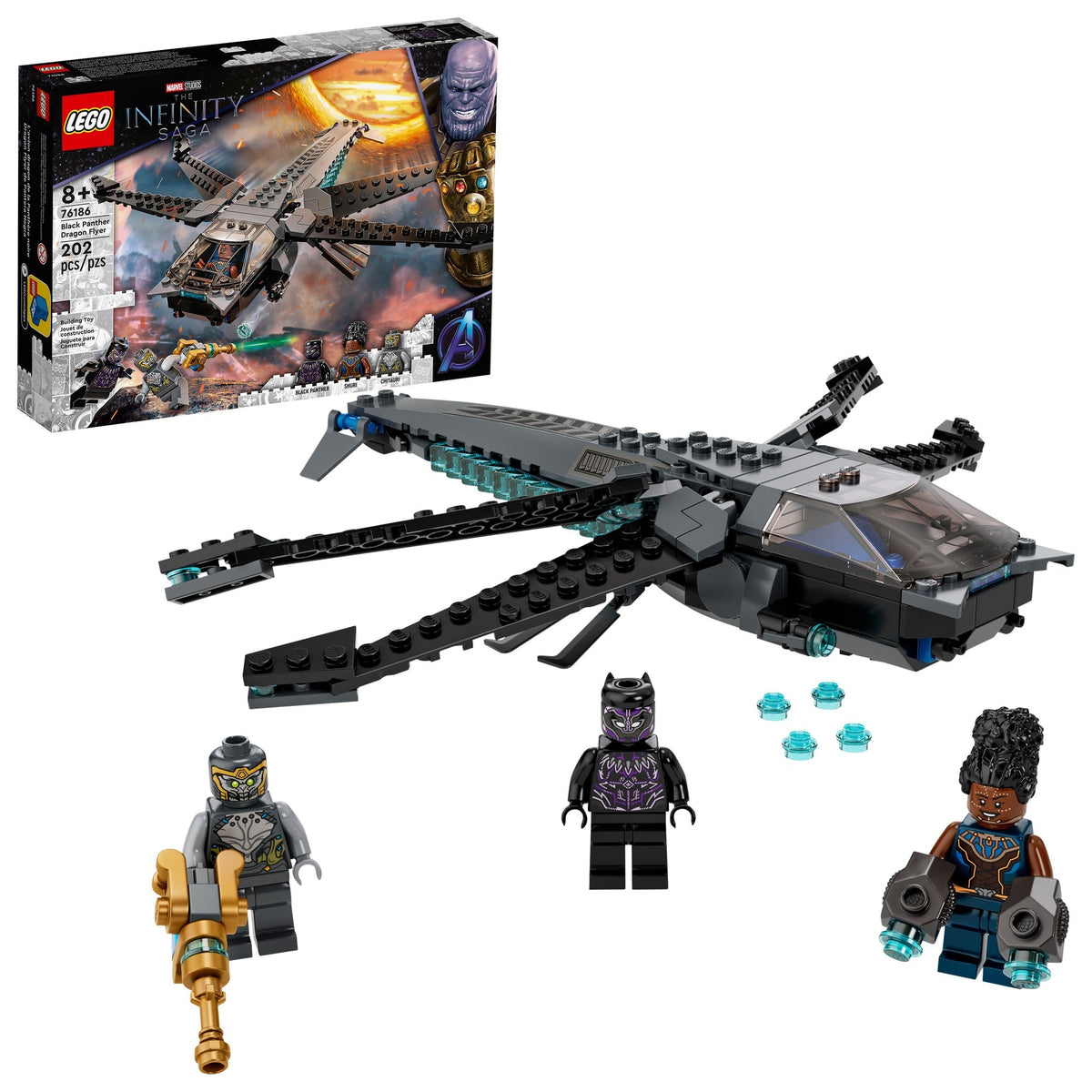 76186 Black Panther Dragon Flyer* product image 1, provided for visual reference and product detail review