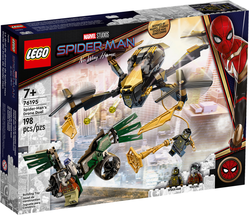 76195 Spider-Man’s Drone Duel product image 2, provided for visual reference and product detail review