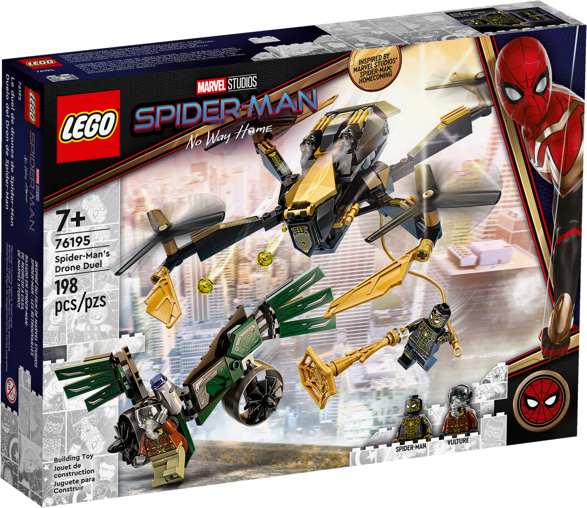 76195 Spider-Man’s Drone Duel* product image 2, provided for visual reference and product detail review