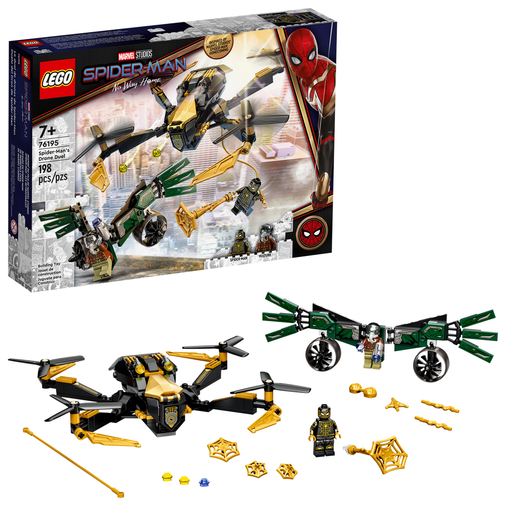 76195 Spider-Man’s Drone Duel product image 1, provided for visual reference and product detail review