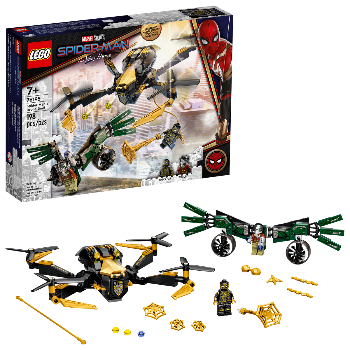 76195 Spider-Man’s Drone Duel product image 1, provided for visual reference and product detail review