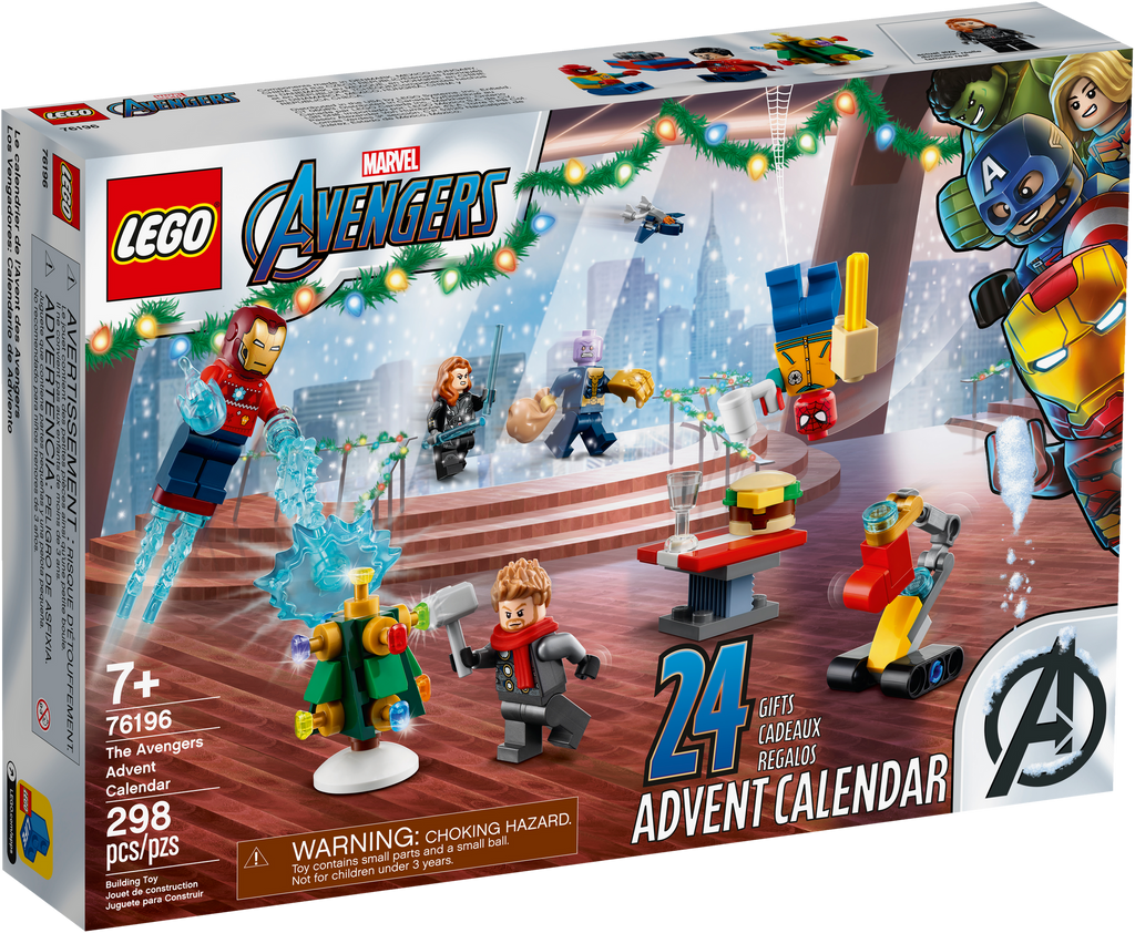 76196 LEGO Marvel Advent Calendar 2021 product image 2, provided for visual reference and product detail review