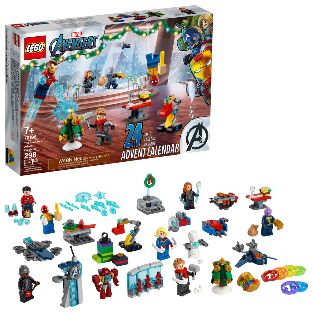 76196 LEGO Marvel Advent Calendar 2021 product image 1, provided for visual reference and product detail review