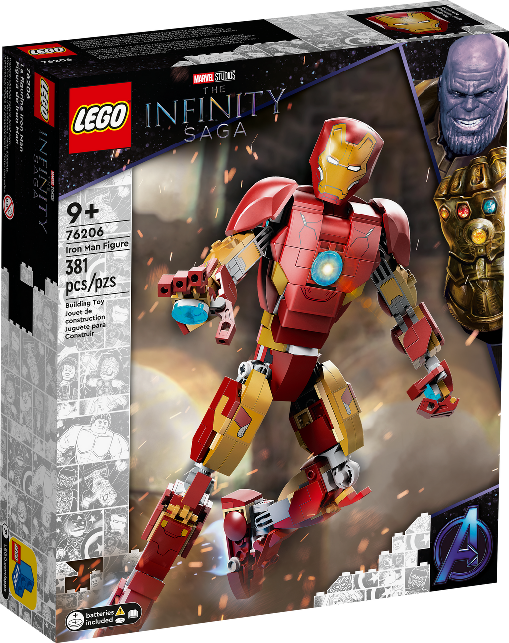 76206 Iron Man Figure* product image 1, provided for visual reference and product detail review