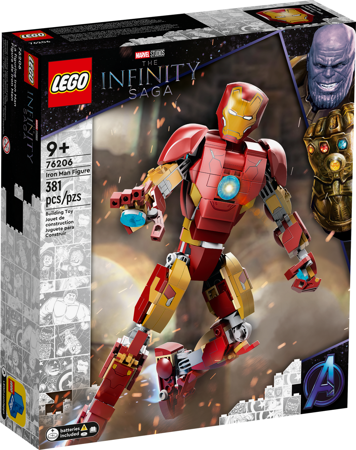 76206 Iron Man Figure* product image 1, provided for visual reference and product detail review