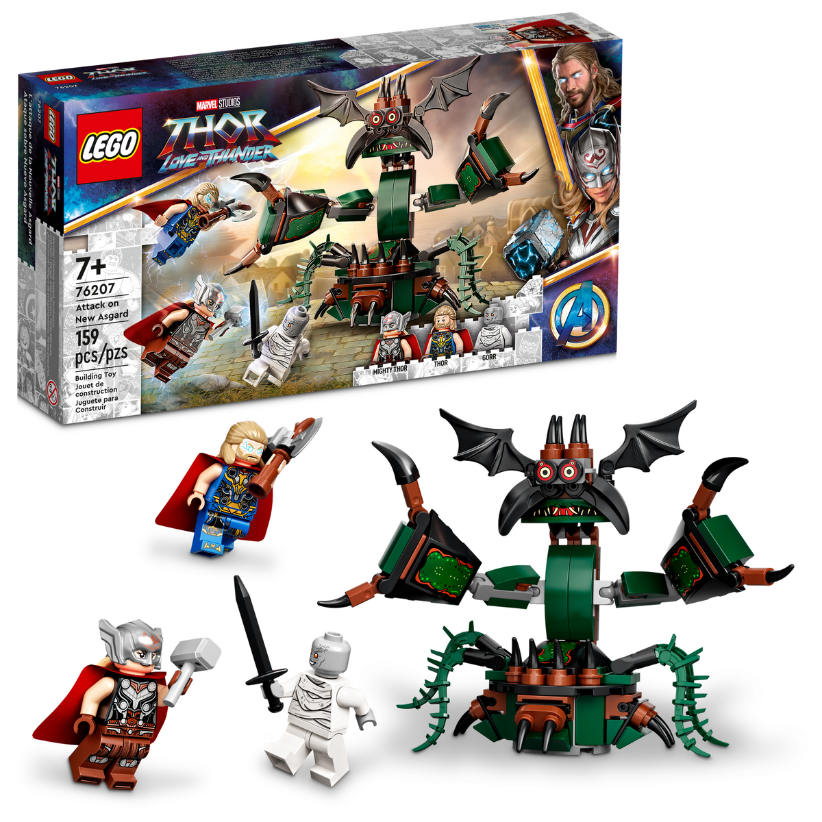 76207 Attack on New Asgard product image 2, provided for visual reference and product detail review