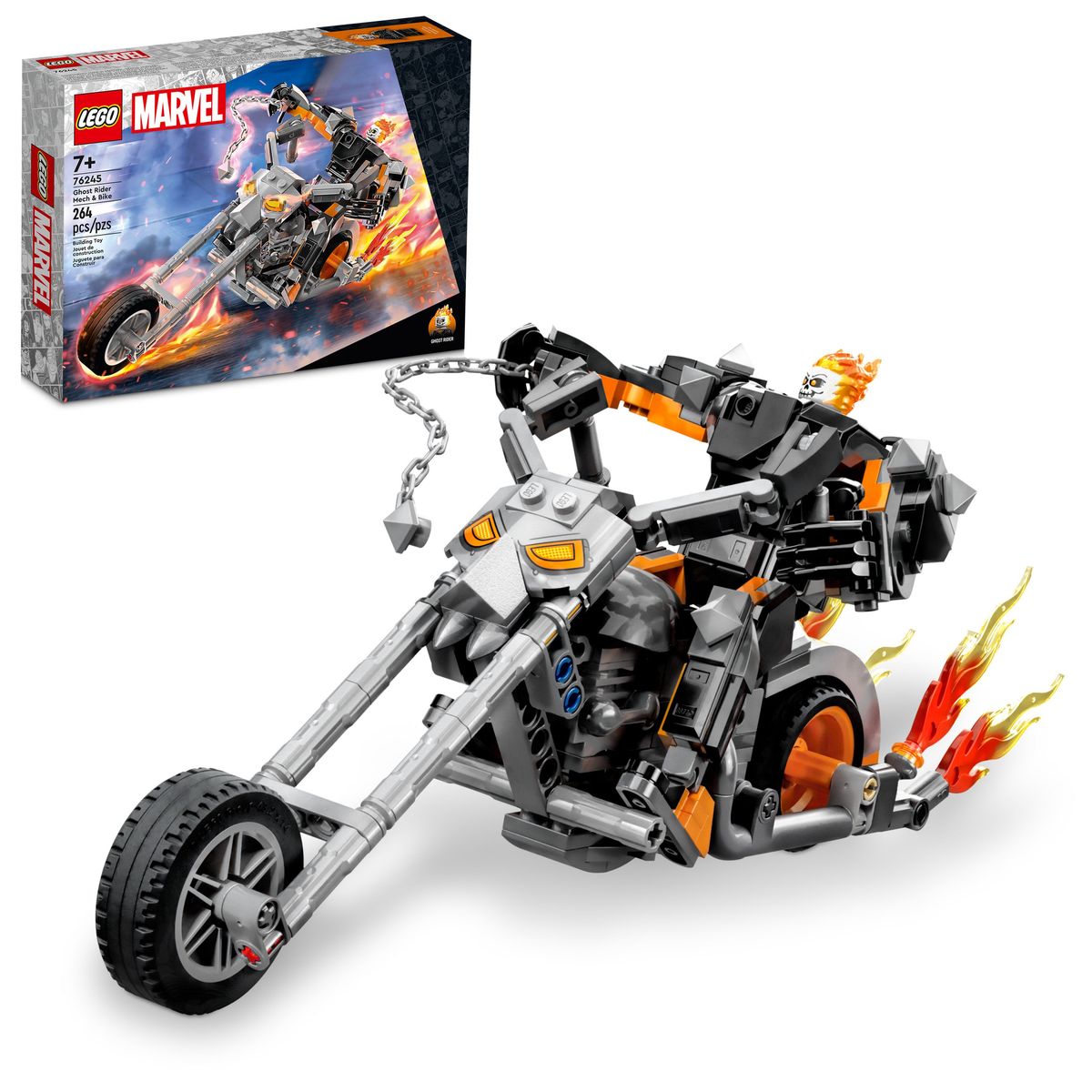76245 Ghost Rider Mech & Bike product image 1, provided for visual reference and product detail review