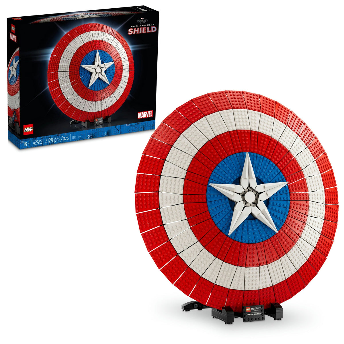 76262 Captain America's Sheild product image 1, provided for visual reference and product detail review