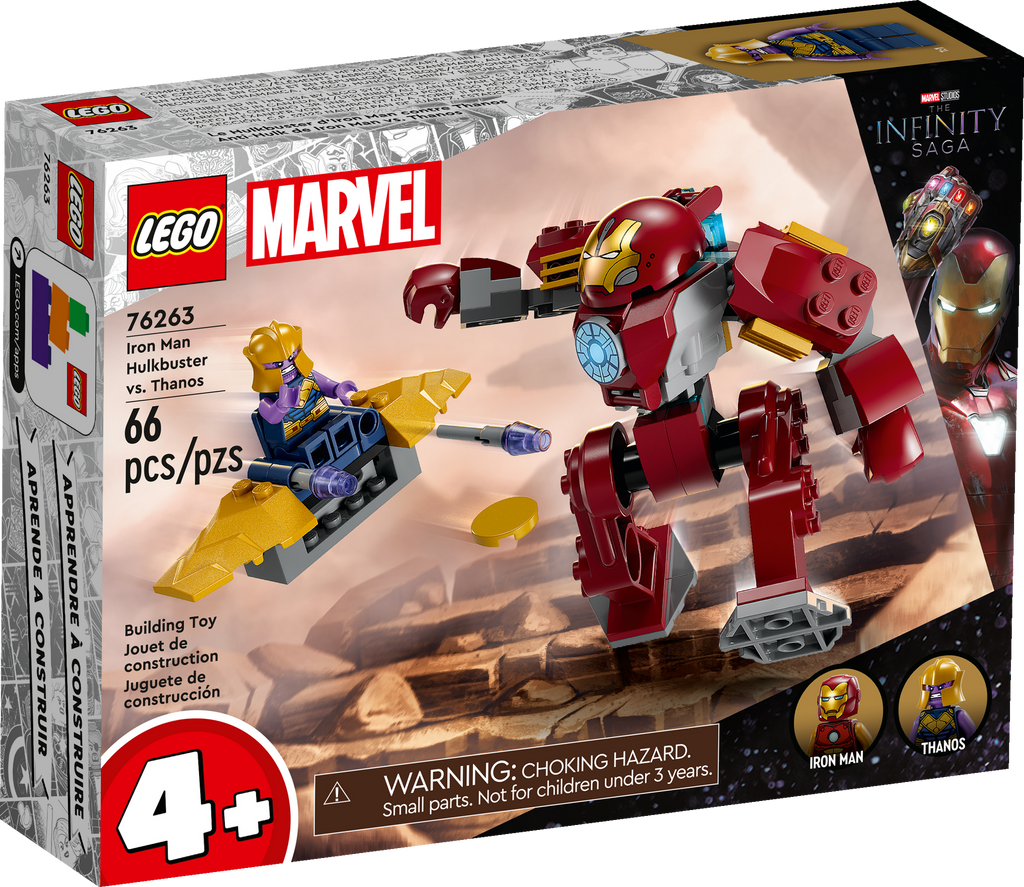 76263 Iron Man Hulkbuster vs. Thanos product image 2, provided for visual reference and product detail review