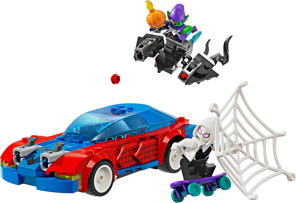 76279 Spider-Man Race Car & Venom Green Goblin* product image 3, provided for visual reference and product detail review