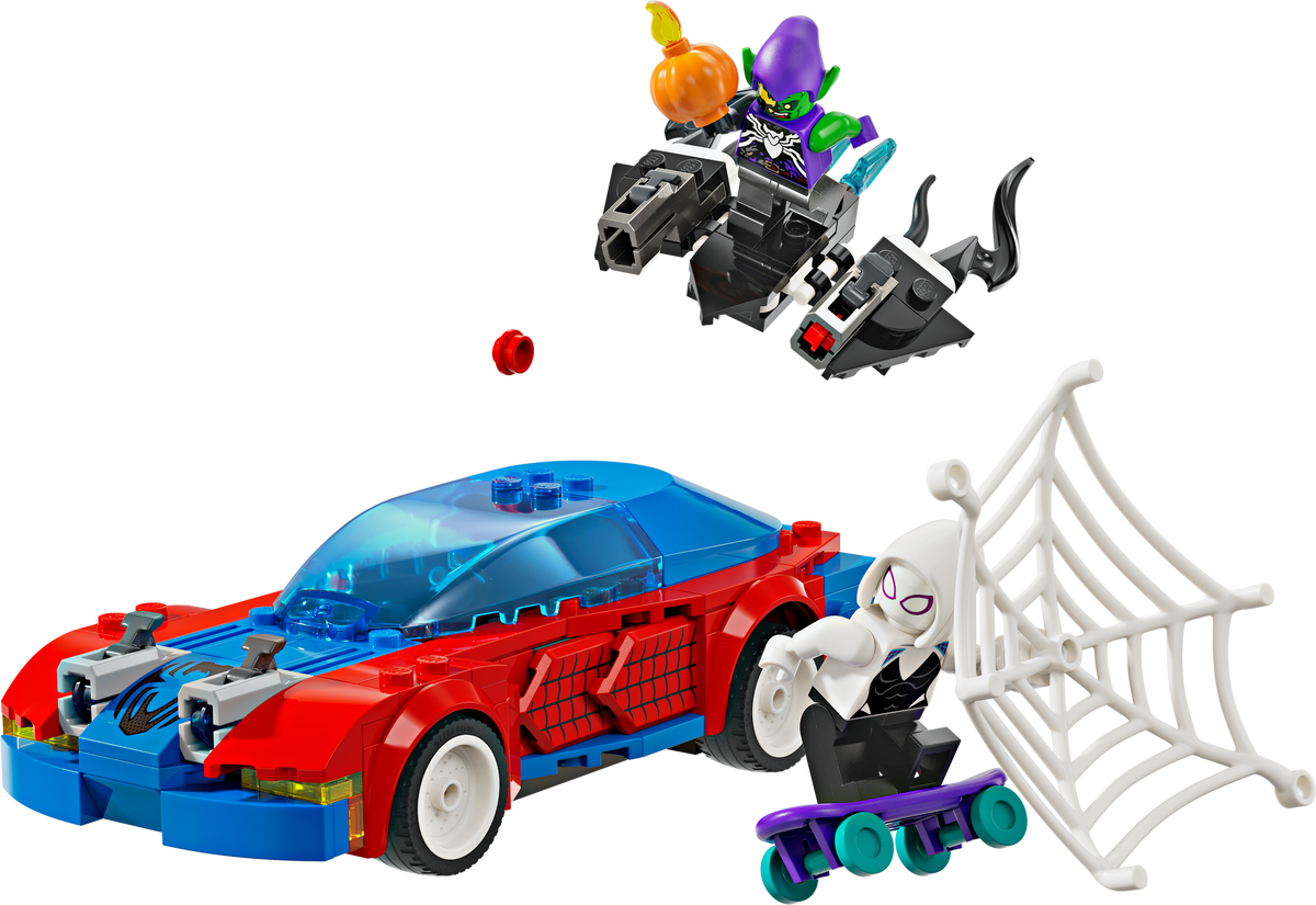 76279 Spider-Man Race Car & Venom Green Goblin* product image 3, provided for visual reference and product detail review