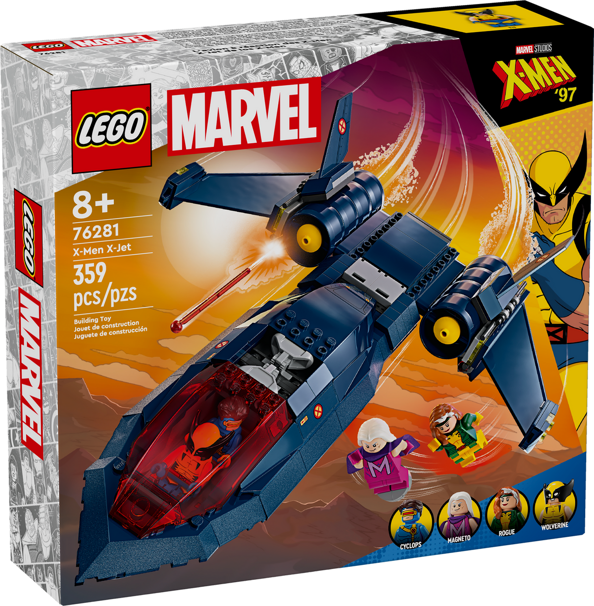 76281 X-Men X-Jet product image 2, provided for visual reference and product detail review