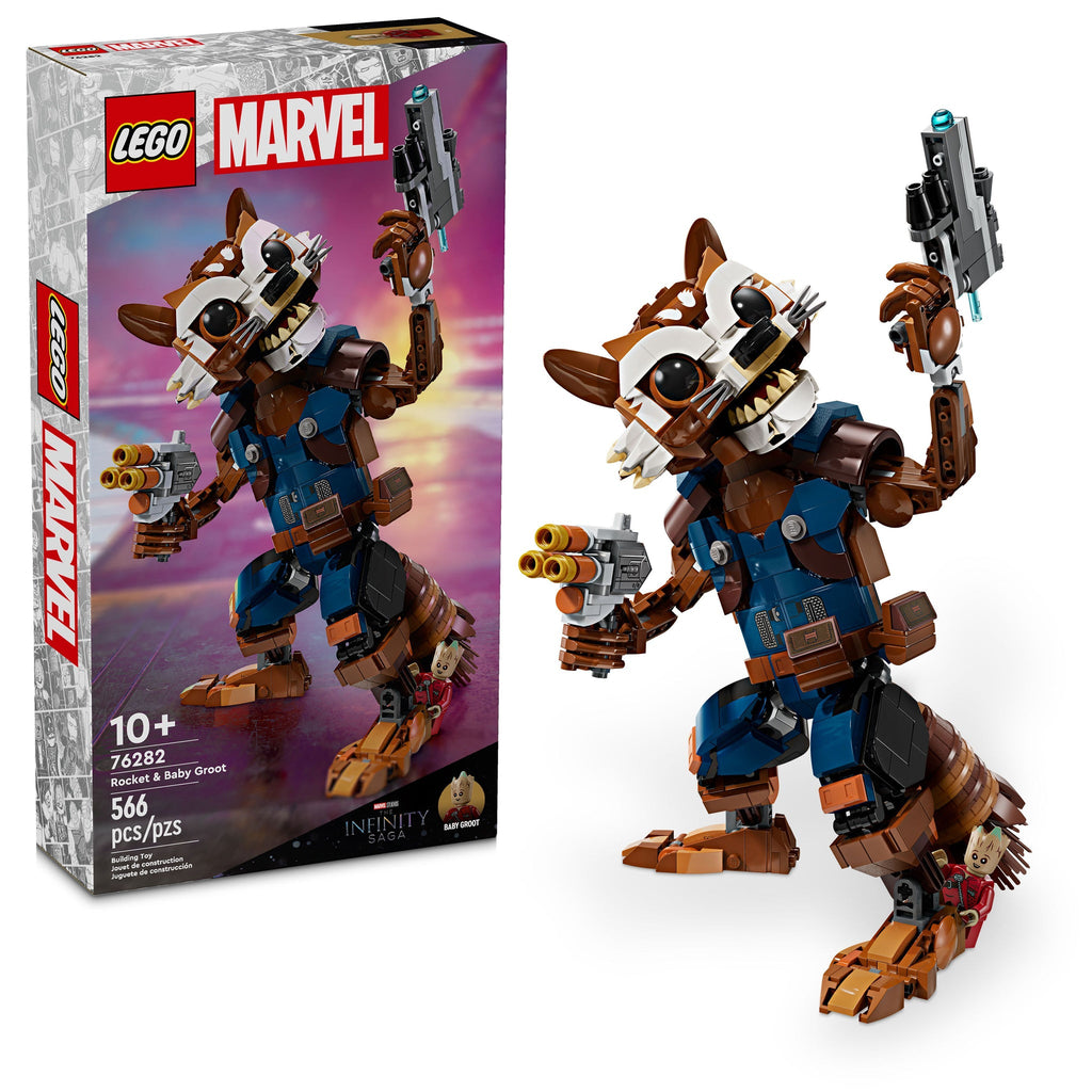 76282 Rocket & Baby Groot product image 1, provided for visual reference and product detail review