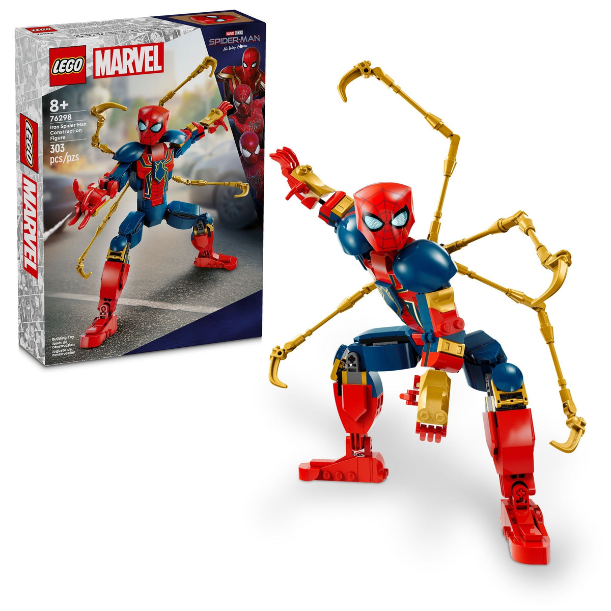 76298 76298 Iron Spider-Man Construction Figure product image 1, provided for visual reference and product detail review