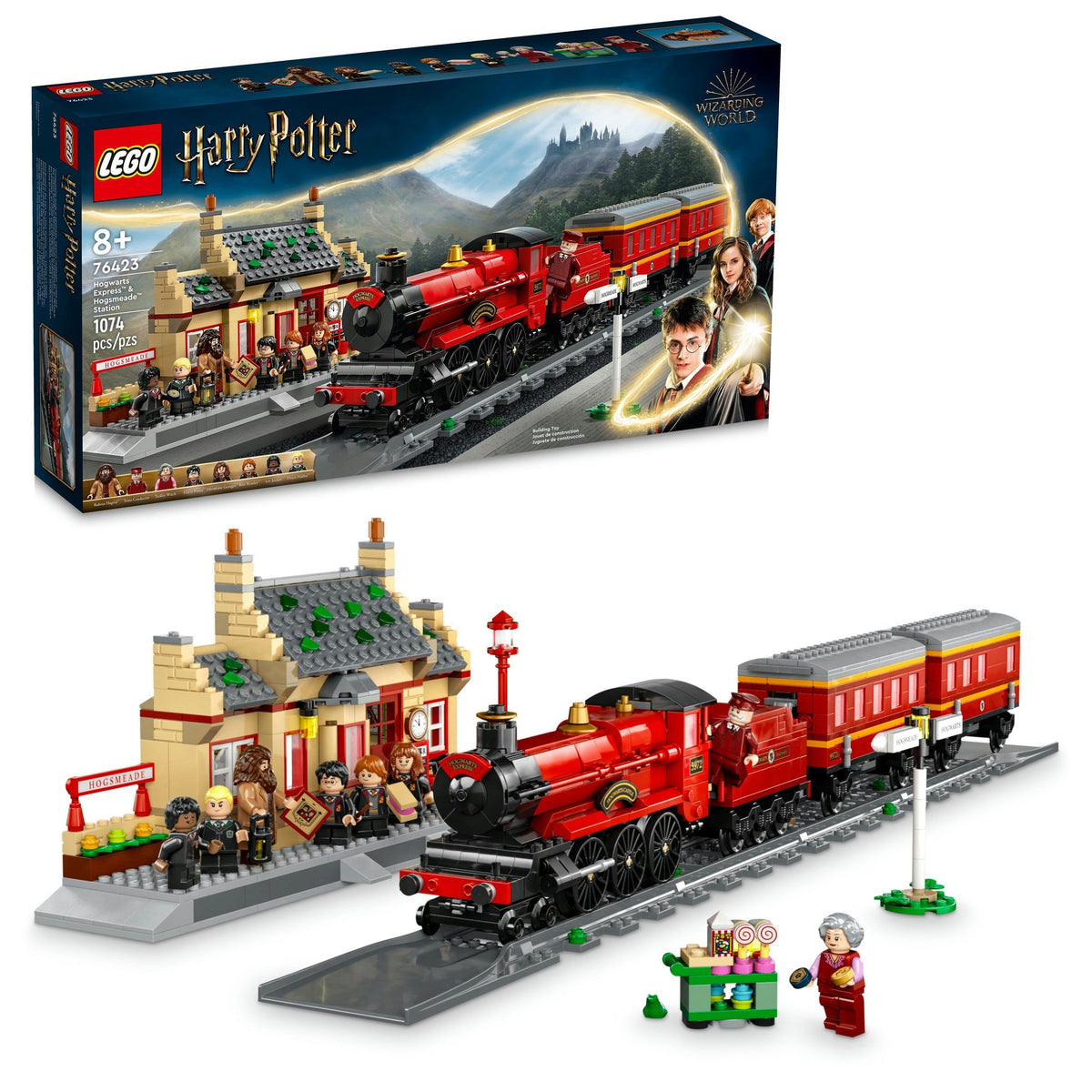 76423 Hogwarts Express & Hogsmeade Station product image 1, provided for visual reference and product detail review