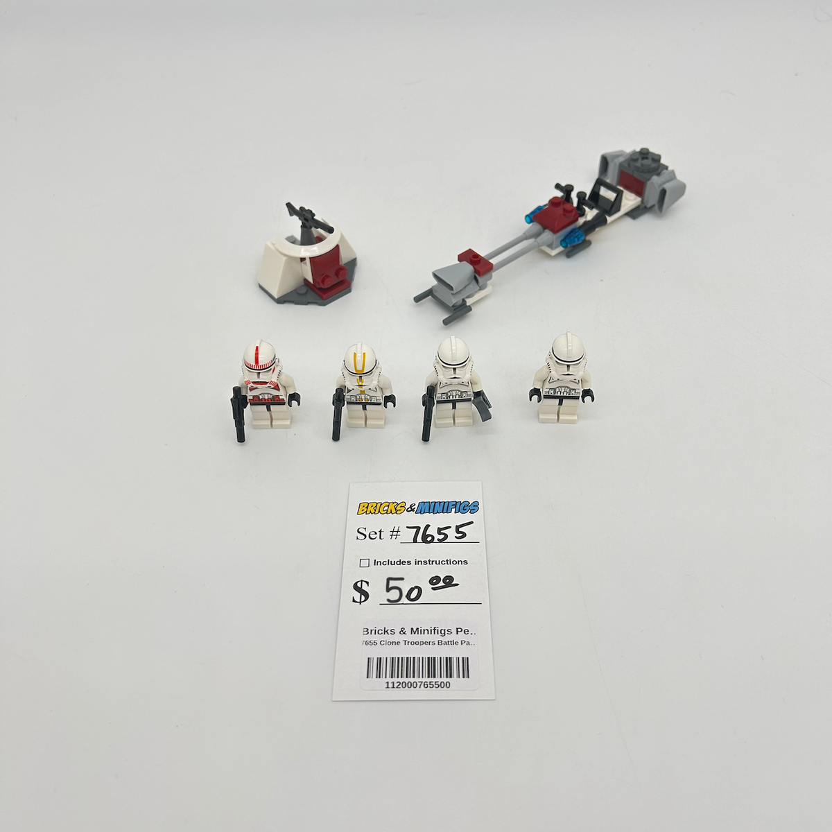 7655 Clone Troopers Battle Pack (U) product image 1, provided for visual reference and product detail review