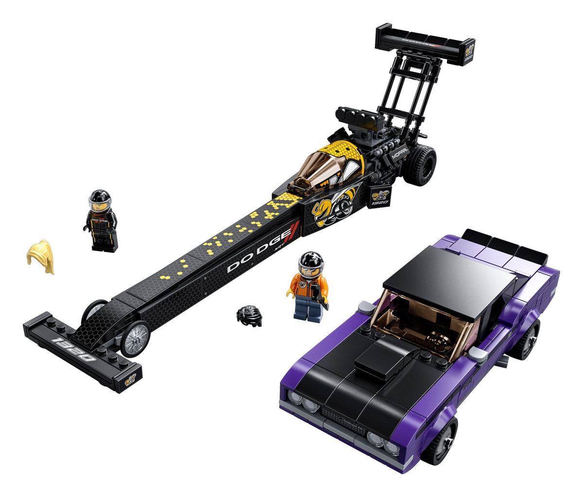 76904 Mopar Dodge//SRT Top Fuel Dragster and 1970 Dodge Challenger T/A product image 3, provided for visual reference and