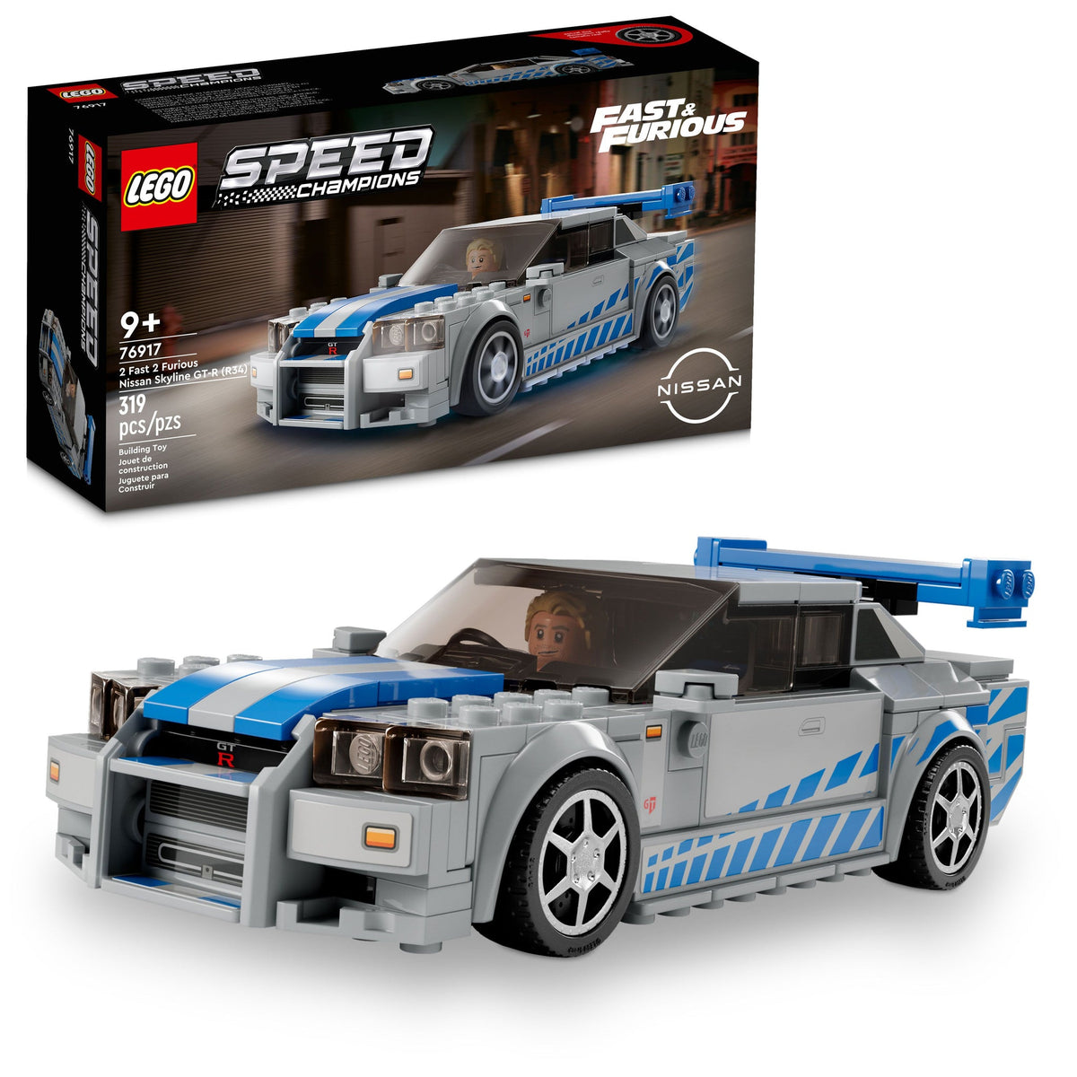 76917 2 Fast 2 Furious Nissan Skyline GT-R (R34) product image 2, provided for visual reference and product detail review