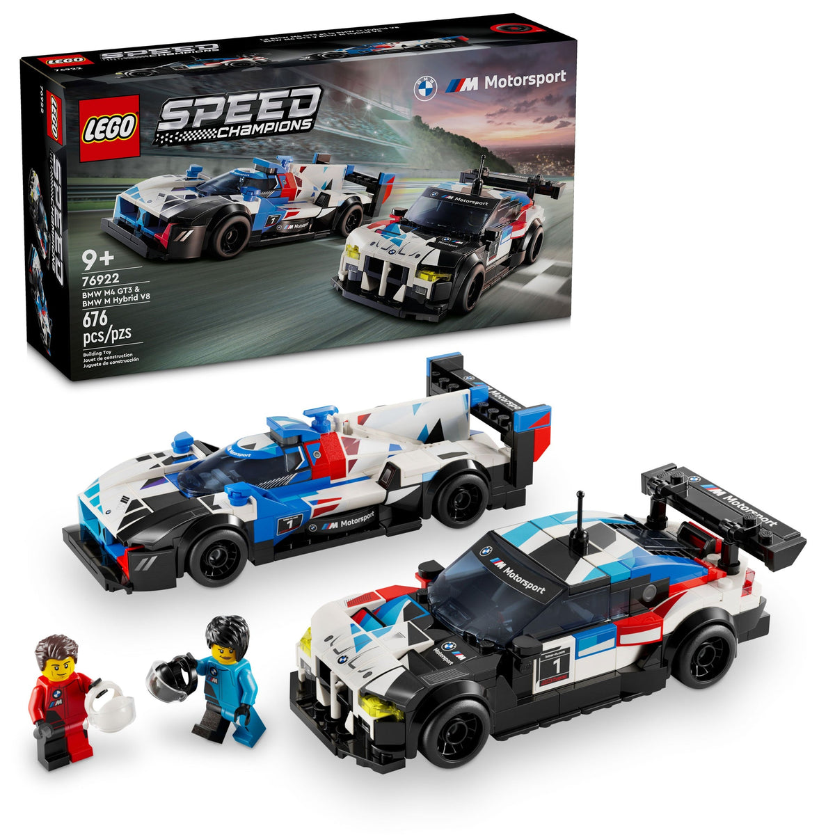 76922 BMW M4 GT3 & BMW M Hybrid V8 Race Cars* product image 1, provided for visual reference and product detail review