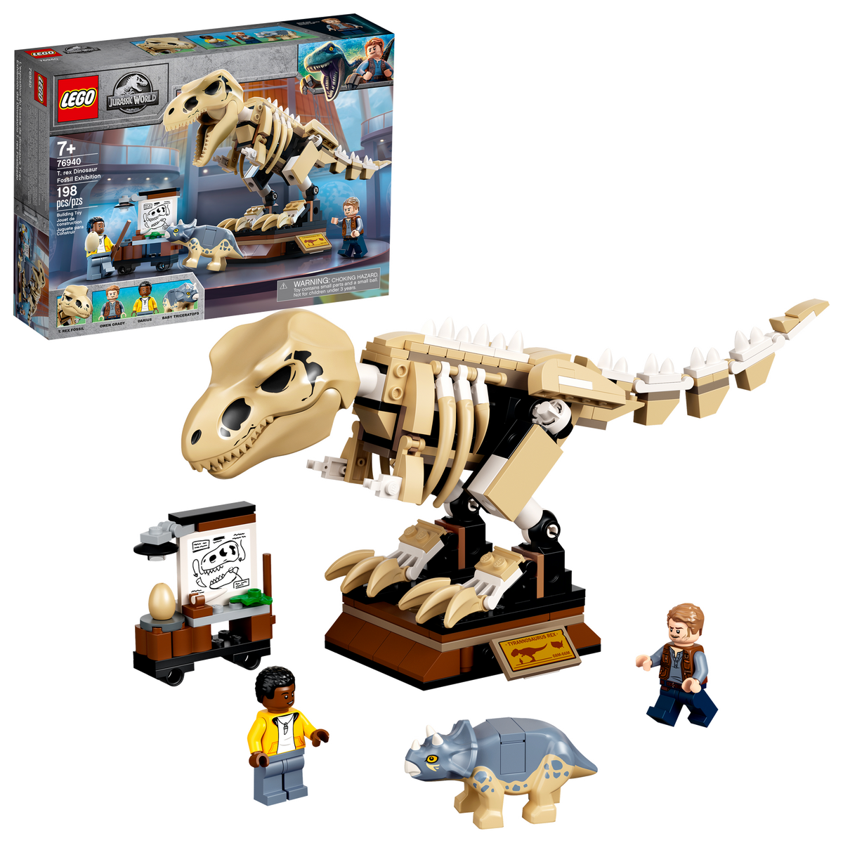 76940 T. rex Dinosaur Fossil Exhibition* product image 1, provided for visual reference and product detail review