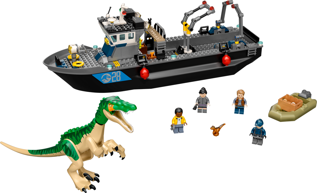 76942 Baryonyx Dinosaur Boat Escape product image 2, provided for visual reference and product detail review