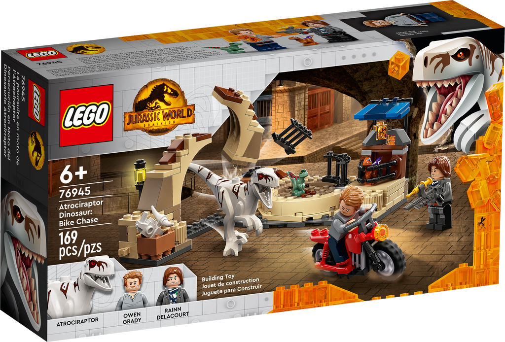 76945 Atrociraptor Dinosaur: Bike Chase* product image 2, provided for visual reference and product detail review