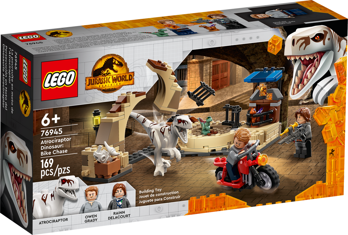 76945 Atrociraptor Dinosaur: Bike Chase* product image 2, provided for visual reference and product detail review