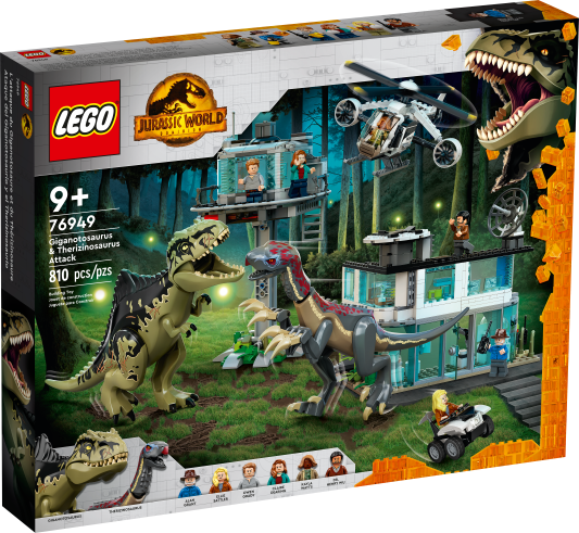 76949 Giganotosaurus & Therizinosaurus Attack product image 2, provided for visual reference and product detail review
