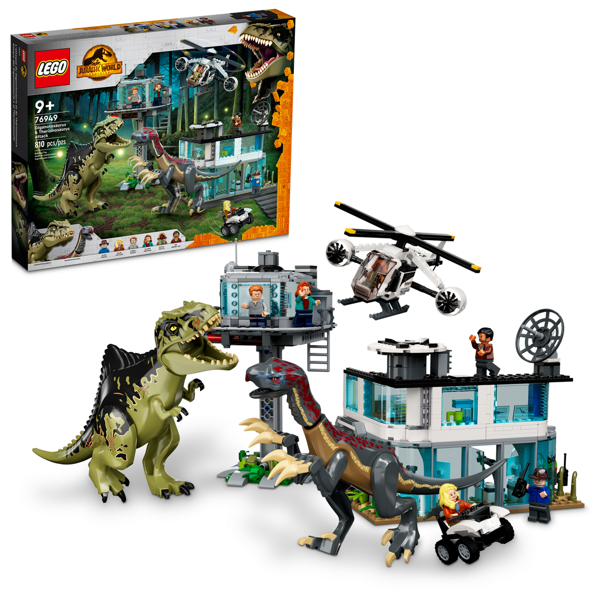 76949 Giganotosaurus & Therizinosaurus Attack product image 1, provided for visual reference and product detail review