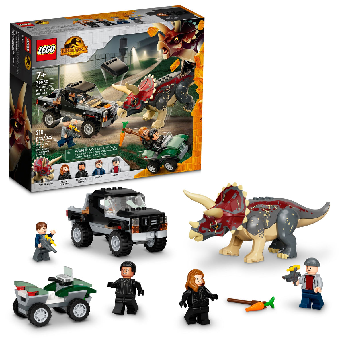 76950 Triceratops Pickup Truck Ambush* product image 2, provided for visual reference and product detail review